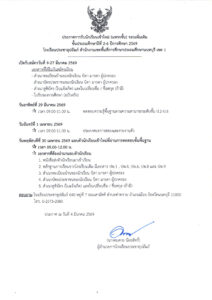 ประกาศการรับนักเรียนเข้าใหม่ (แทรกชั้น) รอบเพิ่มเติม ชั้นประถมศึกษาปีที่ 2-6 ปีการศึกษา 2569